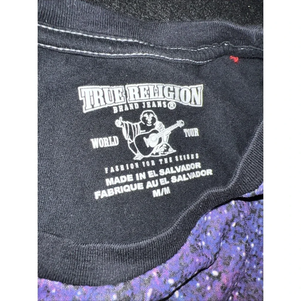 True Religion Night Scene Tee shirt Size Medium